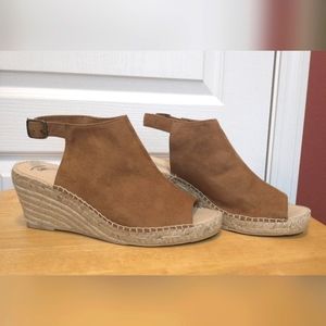 Gap Espadrille Suede, Taupe, Size 10